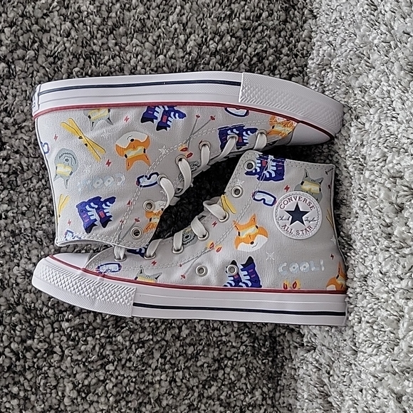 Converse High Top Brand new size junior 6=size women's 8. - Picture 5 of 13